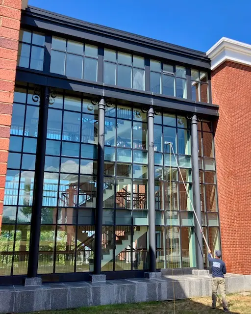 Exterior window cleaning service